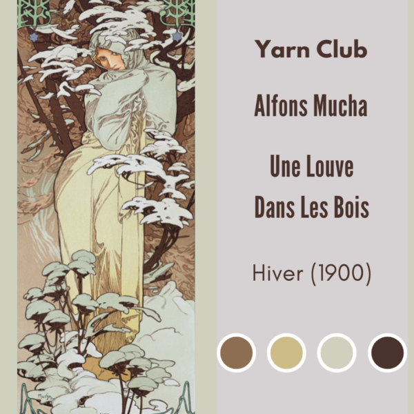 YARN CLUB Janvier Février Mars 2025 : Alfons MUCHA – Image 2