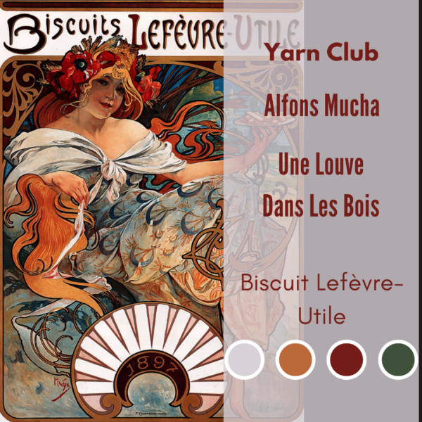 YARN CLUB Janvier Février Mars 2025 : Alfons MUCHA – Image 3